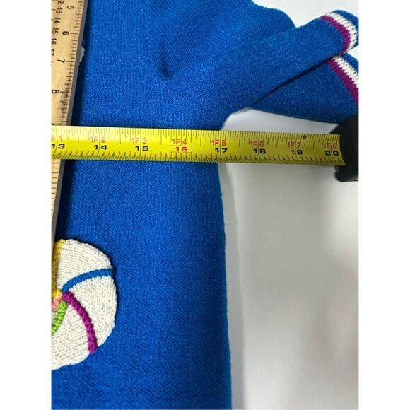 Vintage ALNORAL By Al Spokavicius Women’s Blue Knit Dress ress Size S Wool Blend - Picture 11 of 14